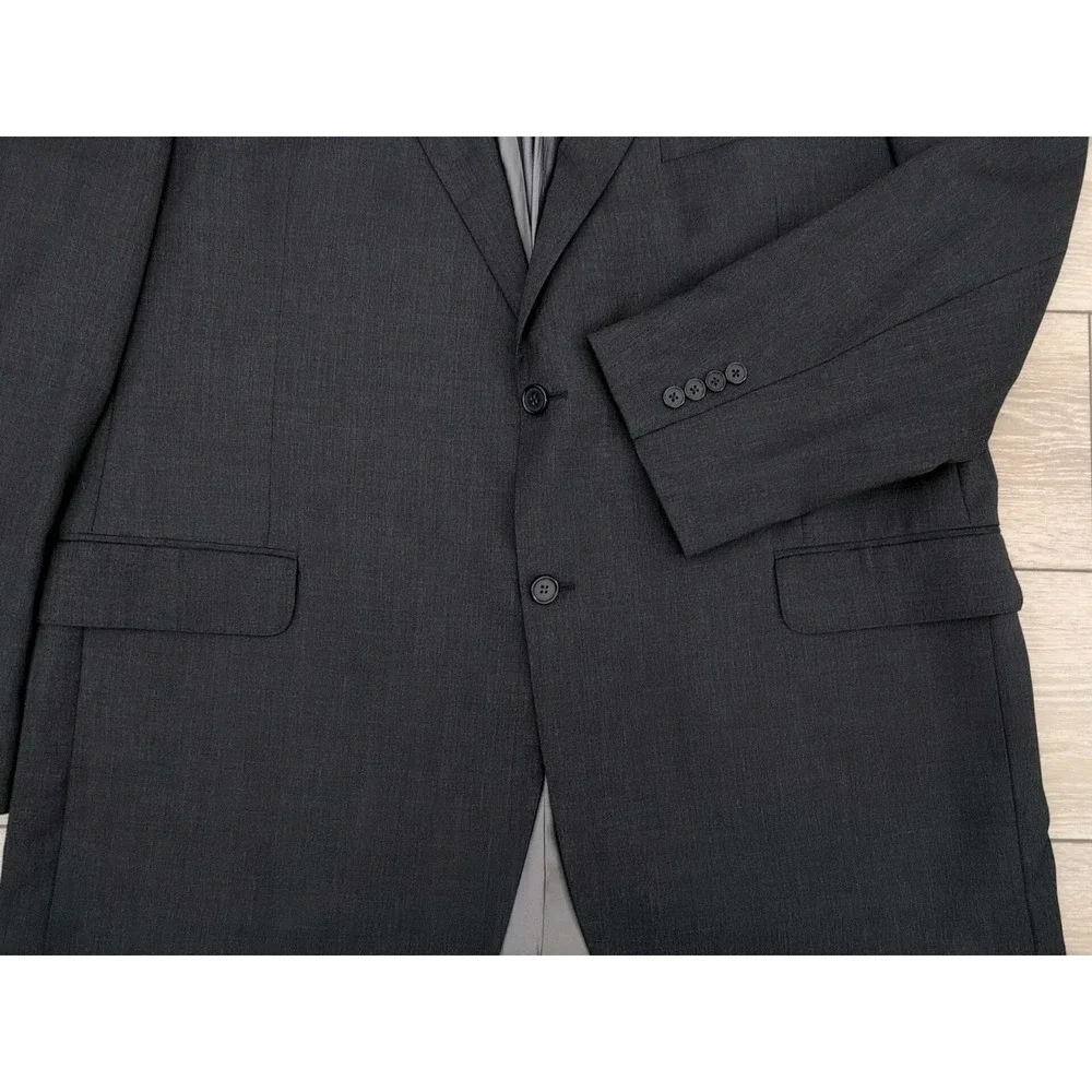 Coppley Bocelli 2113X Men's 42T Charcoal Gray Blazer 100%‎ Wool